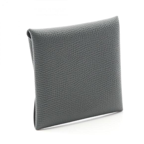 HERMES Green Leather Wallet - Picture 2 of 7